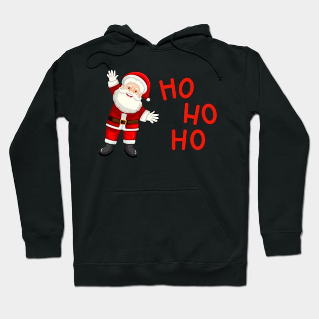 Ho Ho Ho Santa Claus Hoodie by SzlagRPG